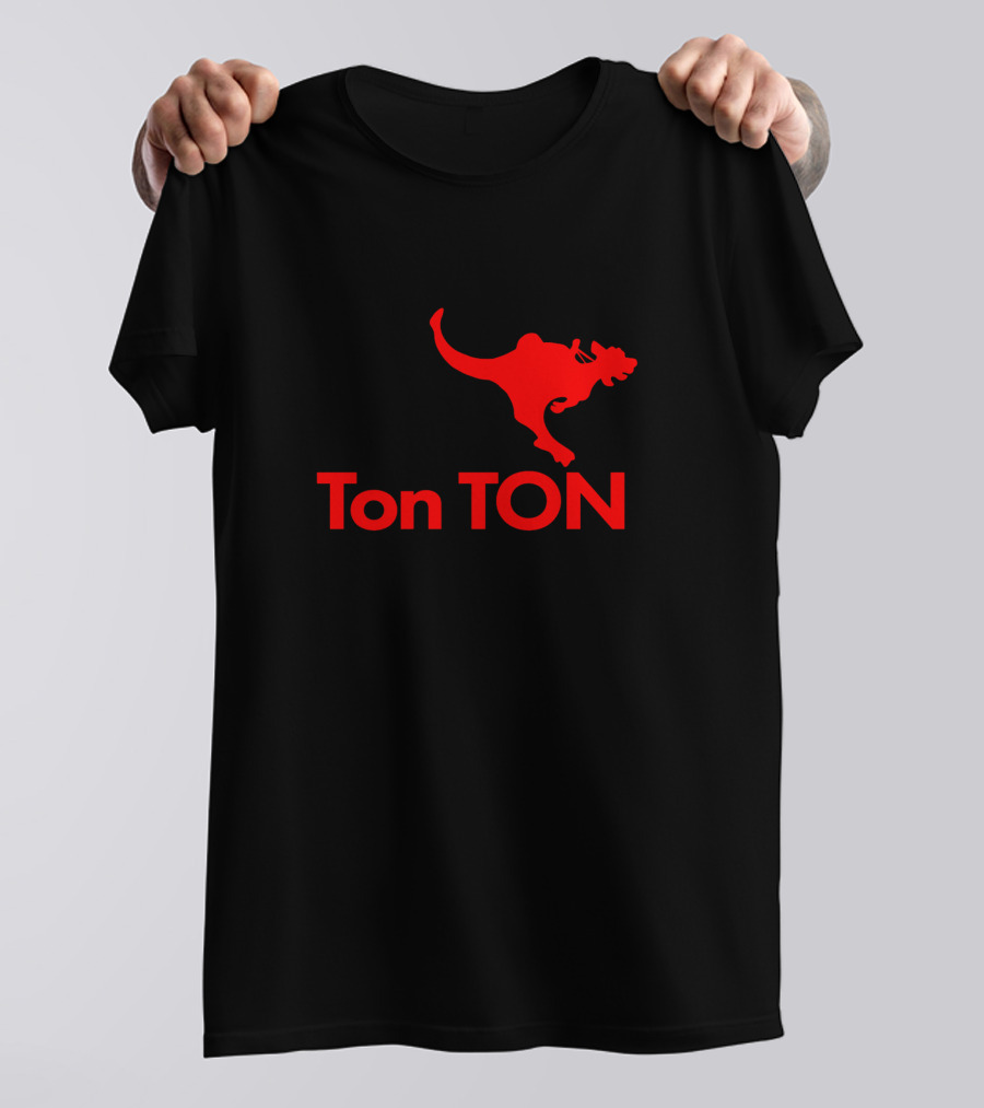 Ton Ton Dinosaur Silhouette Red T-Shirt