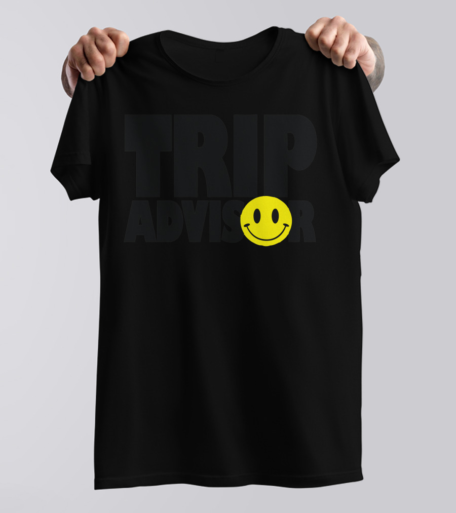 Trip Advisor Yellow Smile T-Shirt