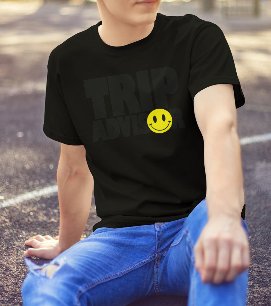 Trip Advisor Yellow Smile T-Shirt