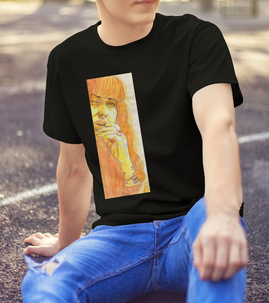 Woman Portrait In Warm Tones T-Shirt