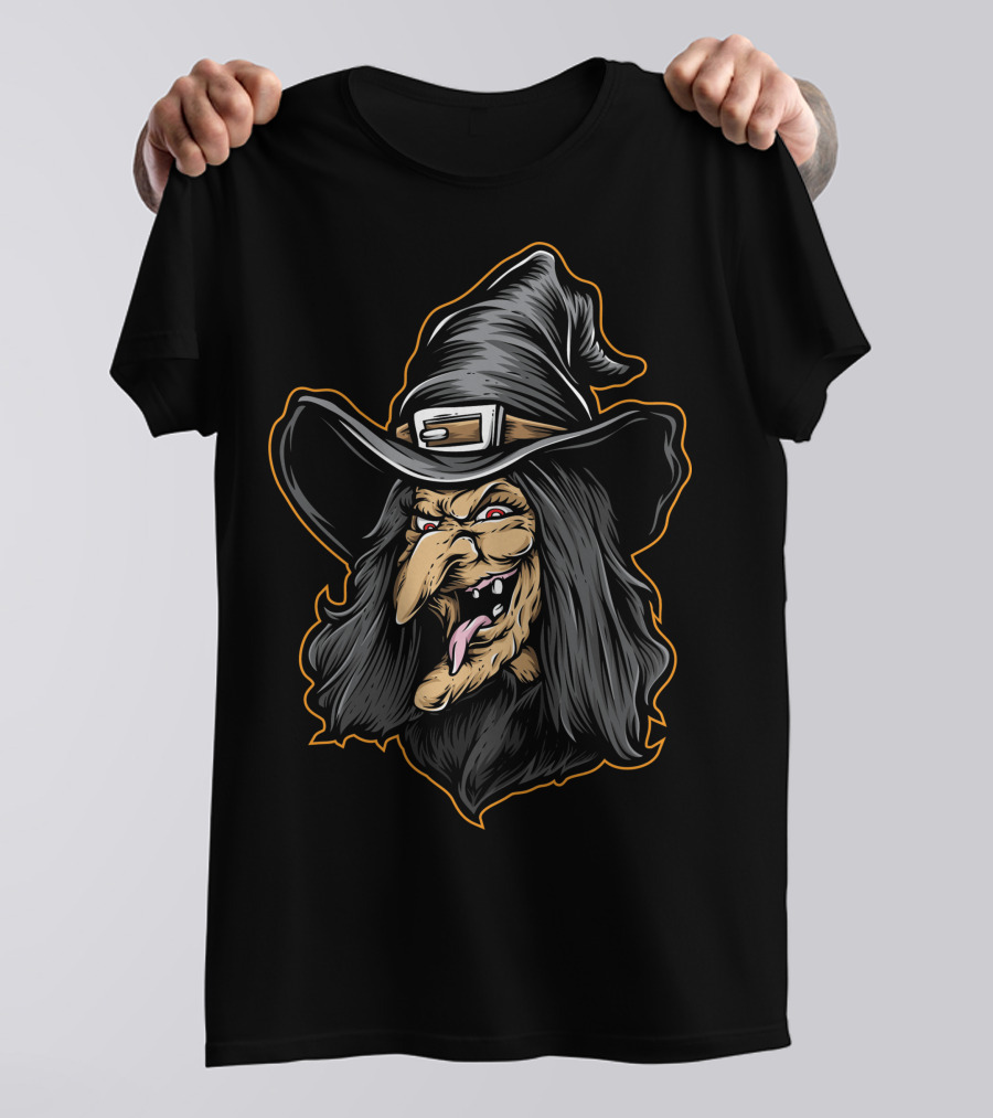 Kvhbn Wicked Witch Grinning With Hat T-Shirt