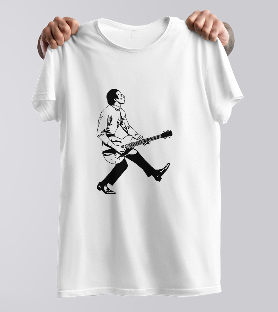 Chuck Berry Iconic Guitar Pose T-Shirt