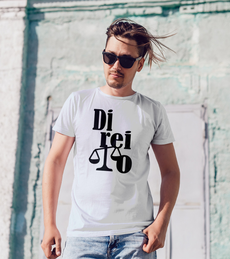Di Re Io Justiça Legalidade Balança T-Shirt