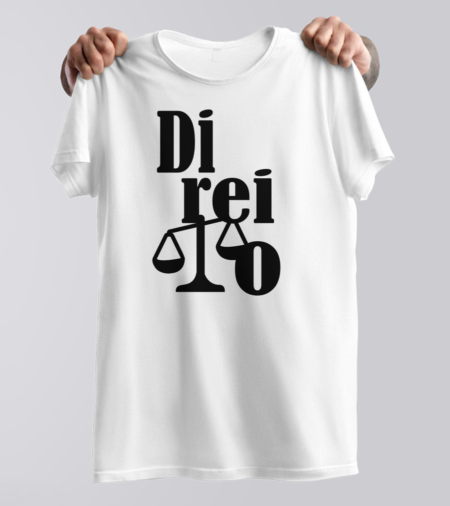 Di Re Io Justiça Legalidade Balança T-Shirt