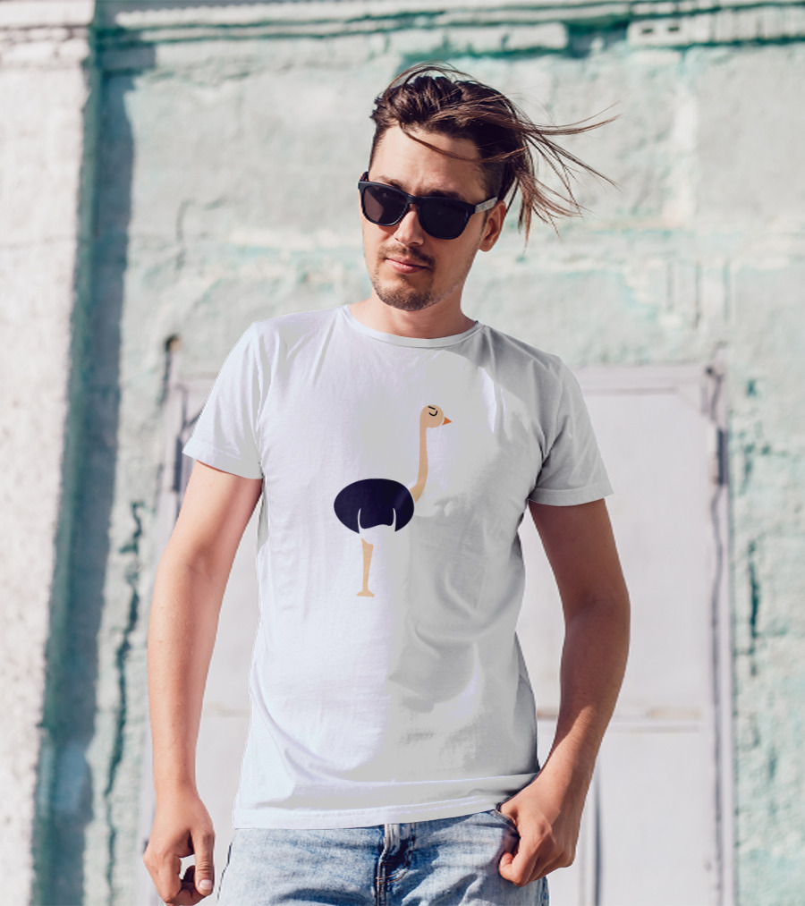 Emosional Ostrich Mood T-Shirt