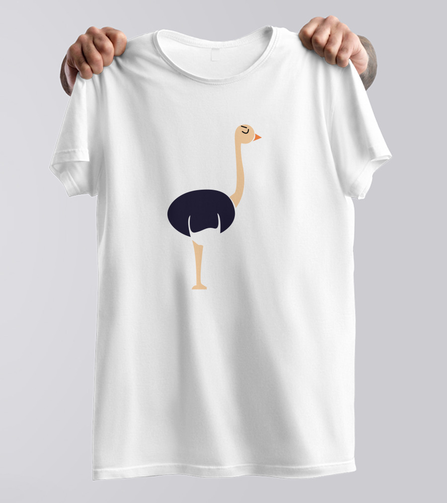 Emosional Ostrich Mood T-Shirt