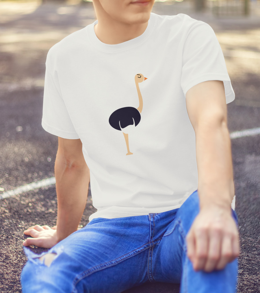 Emosional Ostrich Mood T-Shirt