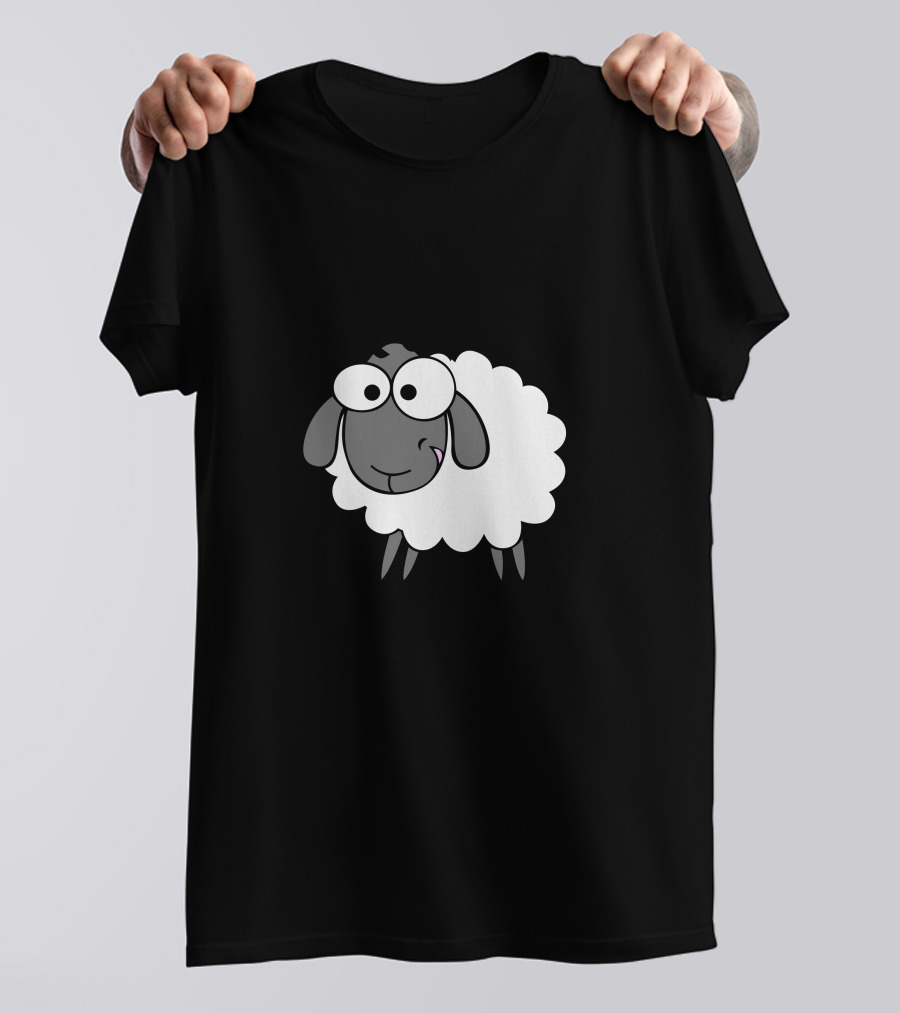 Got Wool Sheep Cartoon Funny Playful T-Shirt