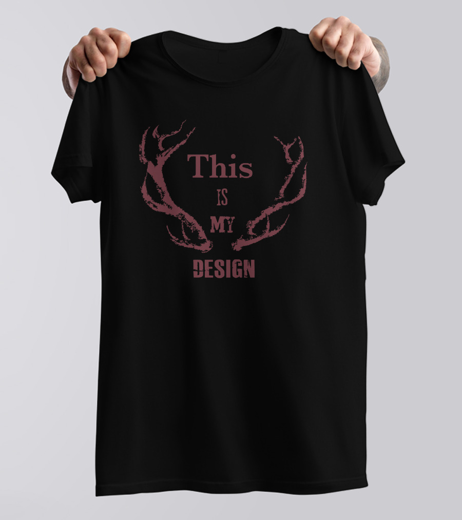 This Is My Design Hannibal Inspired Antlers T-Shirt