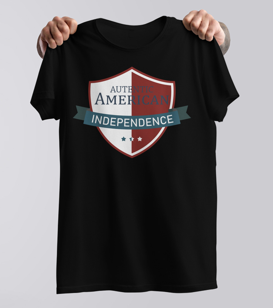 Authentic American Independence Shield T-Shirt