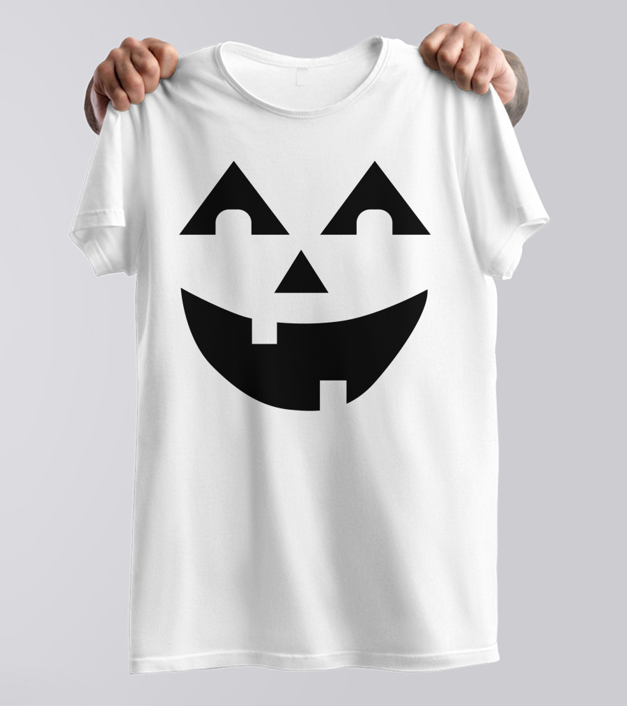 Hehe Jack-o'-Lantern Face Halloween T-Shirt