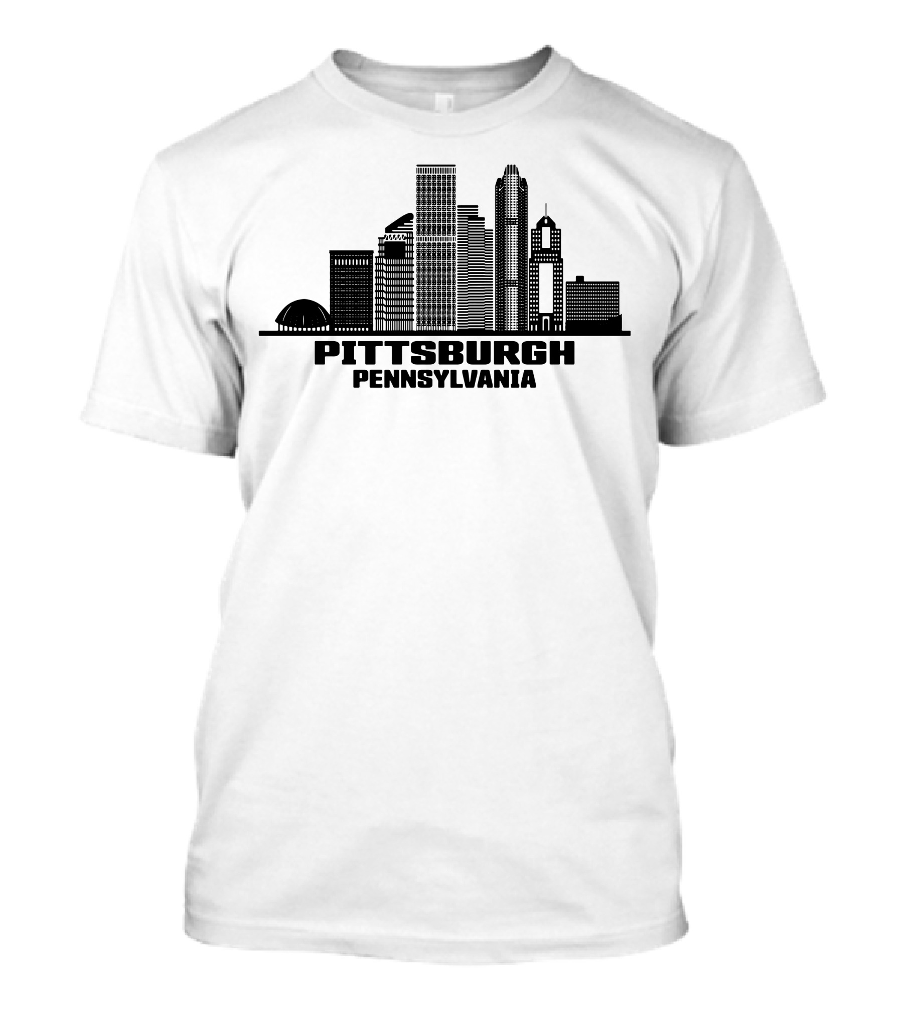 Pittsburgh Pennsylvania Skyline Architecture T-Shirt