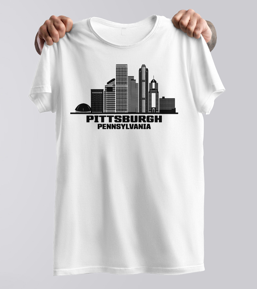 Pittsburgh Pennsylvania Skyline Architecture T-Shirt