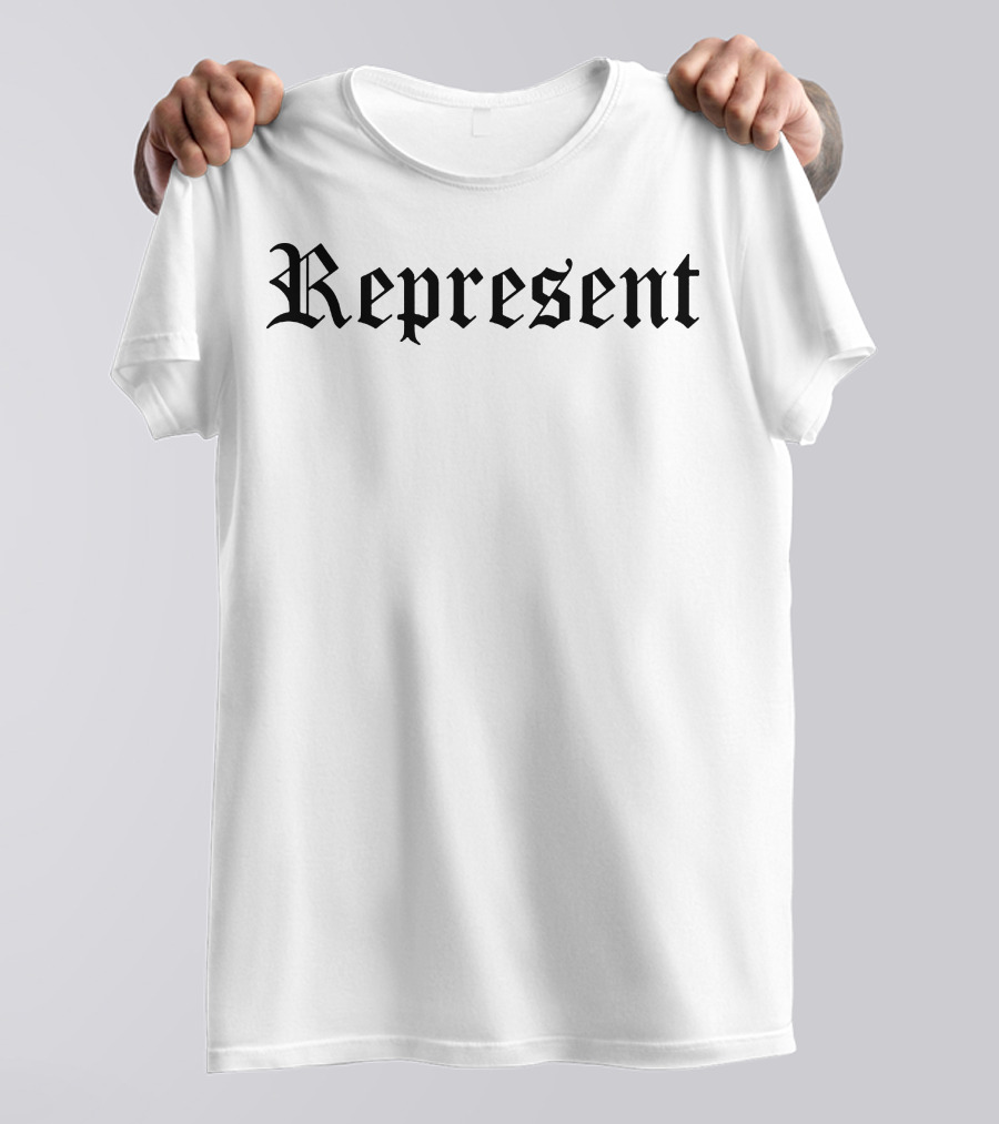 Represent Gothic Font Collection T-Shirt