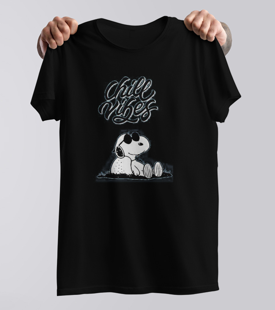 Chill Vibes Snoopy Relaxing In Sunglasses T-Shirt