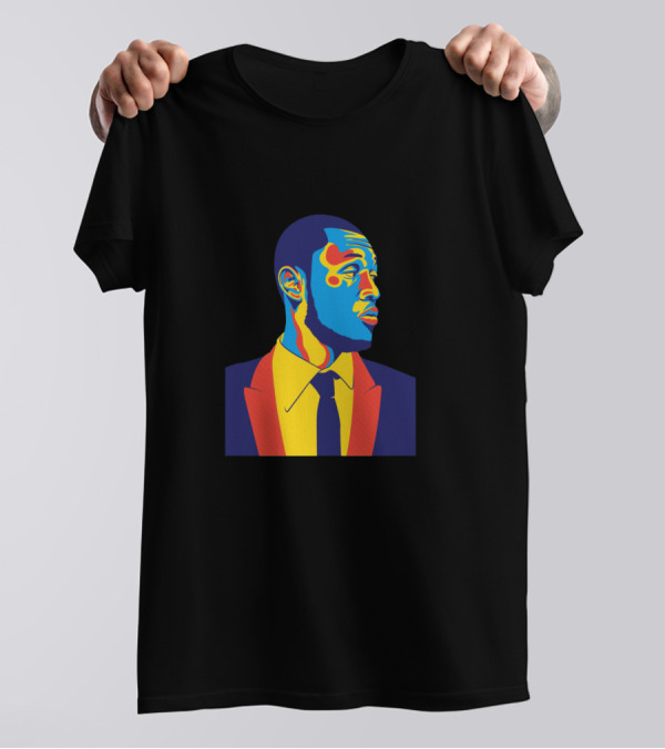 Stromzy Pop Art Multicolor Portrait In Suit T-Shirt