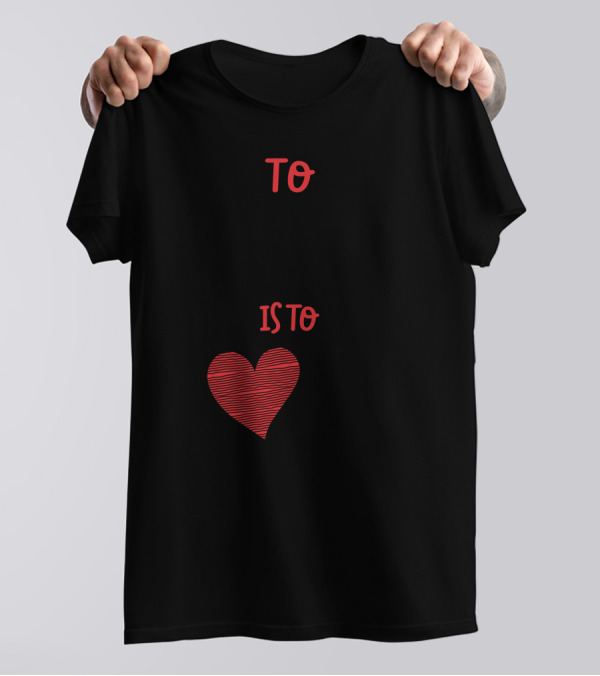 To Teach Is To Love Heart Arrow Valentines Day T-Shirt