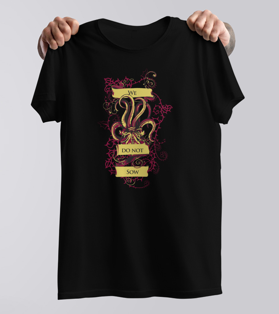 We Do Not Sow Kraken Emblem T-Shirt