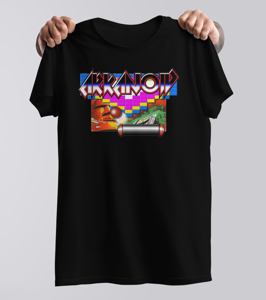 Arkanoid Arcade Block Breaker Retro Game Ideal Birthday Present T-Shirt