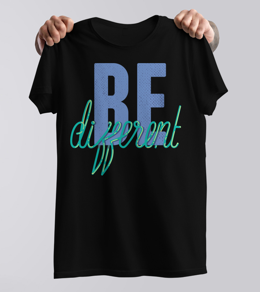 BE Different Vibrant Neon T-Shirt