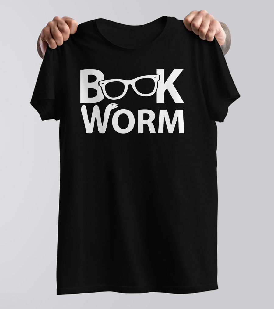 BOOK WORM Glasses And Serpent T-Shirt