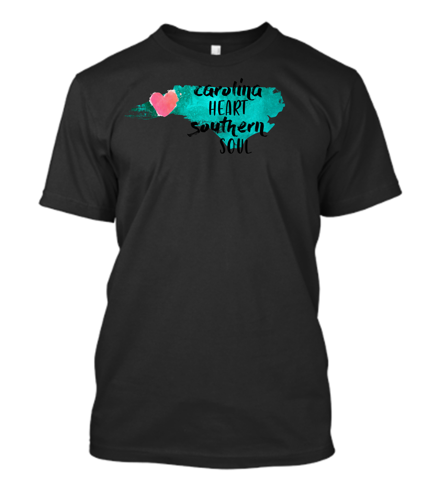 Carolina Heart Southern Soul State Love T-Shirt