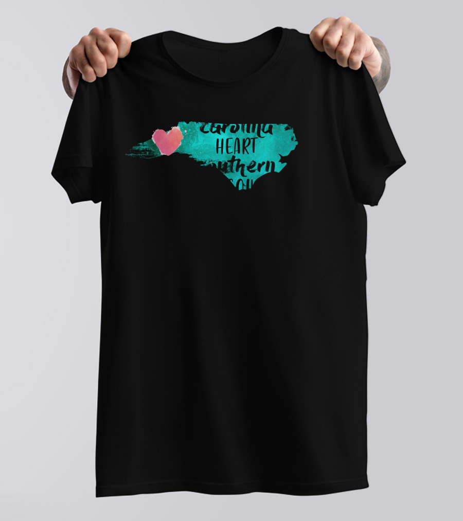 Carolina Heart Southern Soul State Love T-Shirt