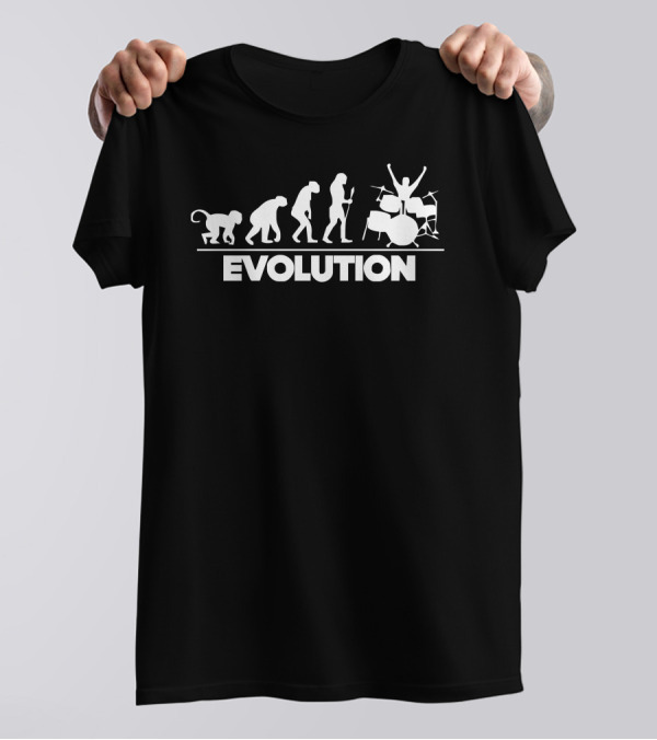 Drummer Evolution Evolution T-Shirt