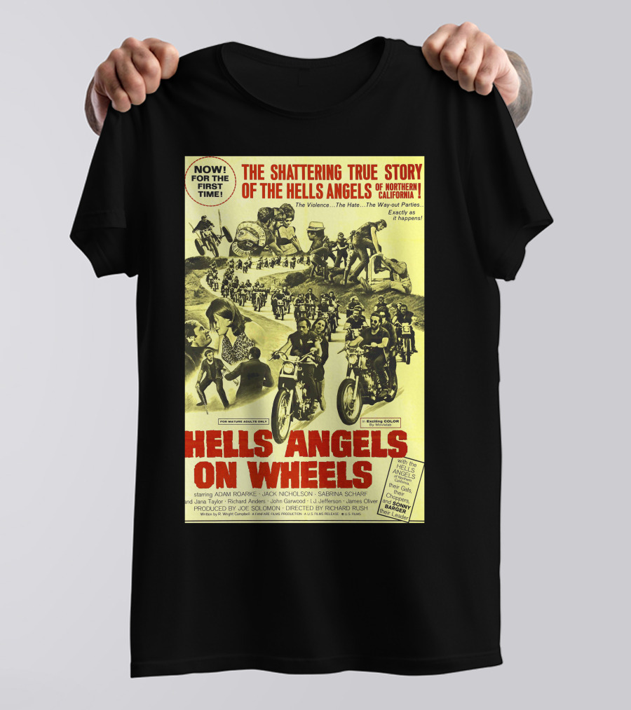 Now The Shattering True Story Of The Hells Angels Of Northern California Hells Angels On Wheels T-Shirt
