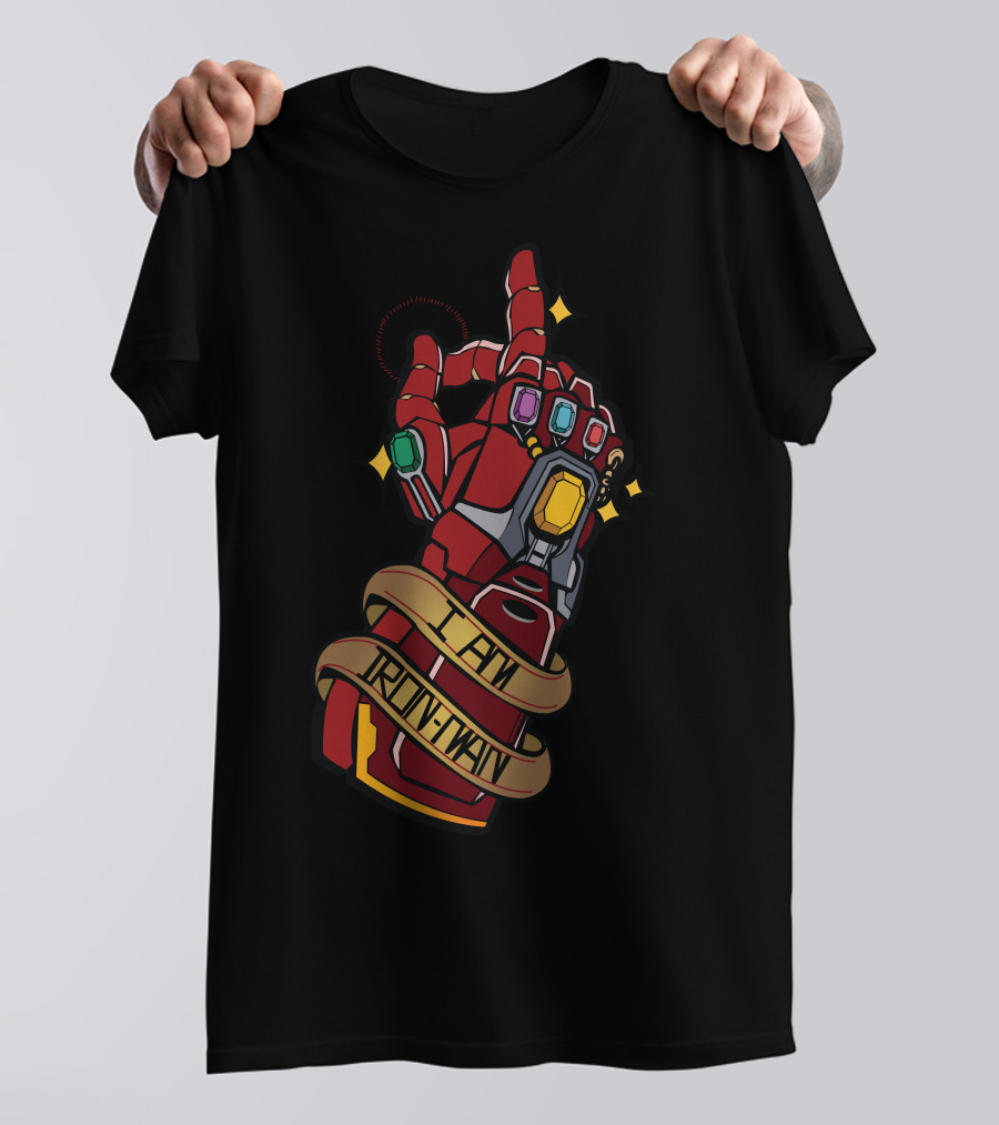 I Am Ironman Infinity Gauntlet Marvel Cinematic Universe T-Shirt