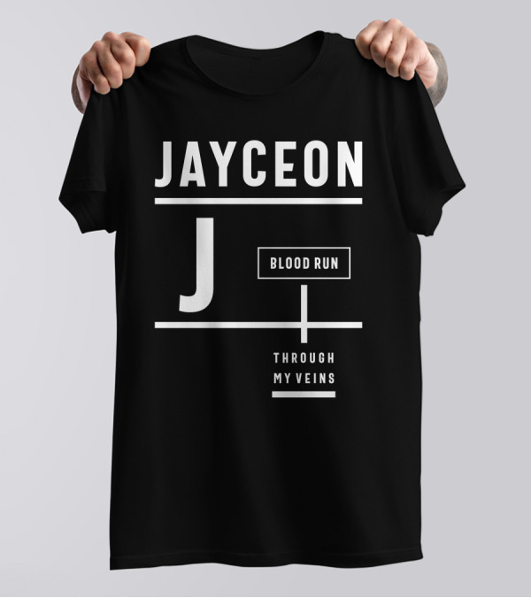 Jayceon Blood Run Through My Veins Personalized Name Birthday T-Shirt