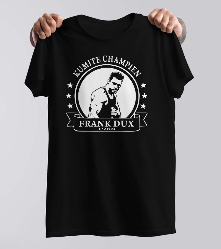 Kumite Champion Frank Dux 1988 Van Damme Expendables Film T-Shirt