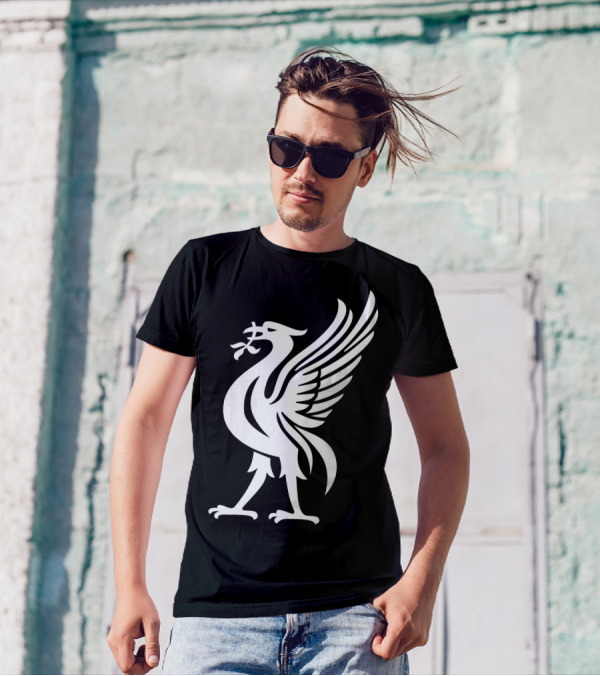 Liverpool Liver Bird Iconic Symbol White T-Shirt