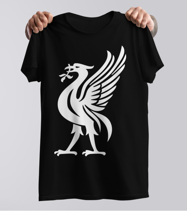 Liverpool Liver Bird Iconic Symbol White T-Shirt