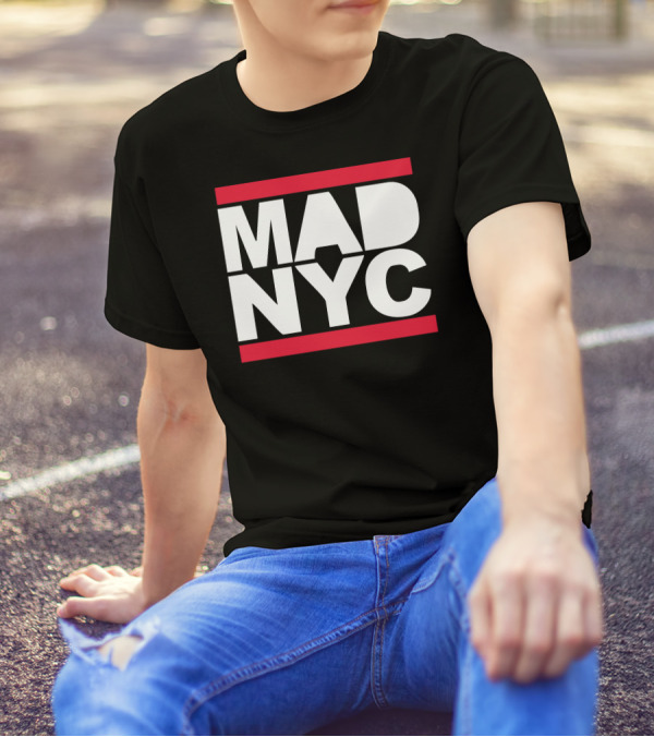 Mad NYC New York City Urban Runway Fashion Baseball Jersey T-Shirt