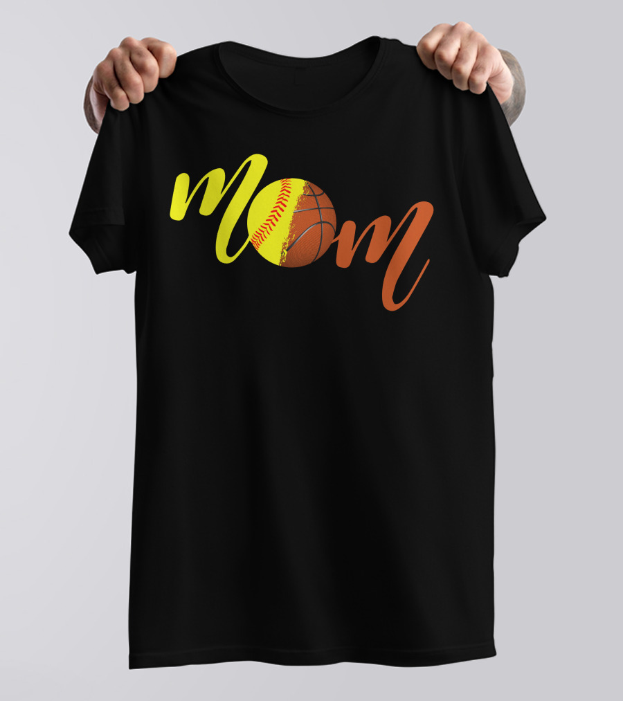 Mom Softball Basketball Sports Fan T-Shirt