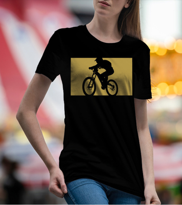 Mountain Biking Silhouette Adventure T-Shirt