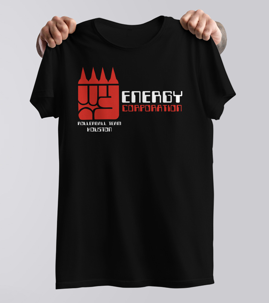 Energy Corporation Rollerball Team Houston 1975 Film T-Shirt