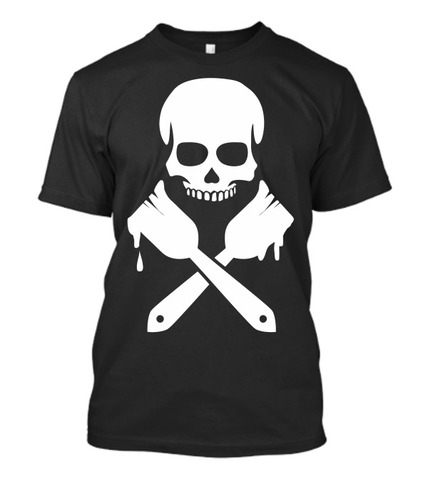 Painter Skull Crossed Brushes T-Shirt