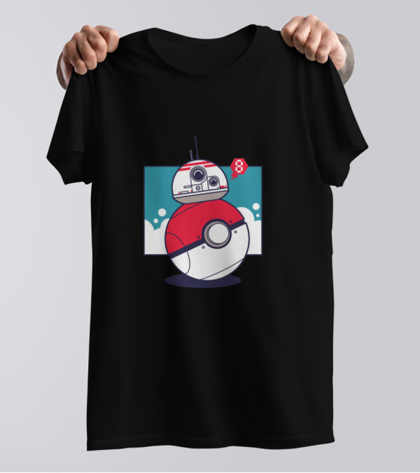 BB-8 Poké Ball Crossover T-Shirt