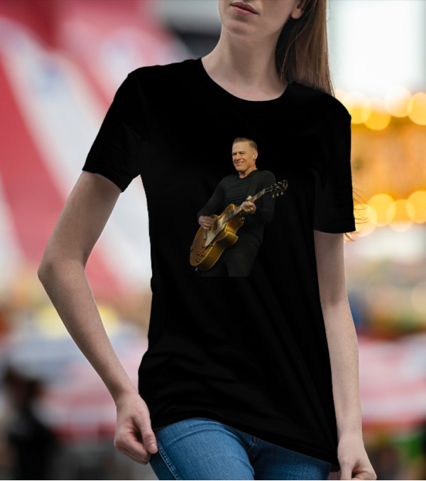 Bryan Adams Live Music Performance Event Icon Guitar T-Shirt