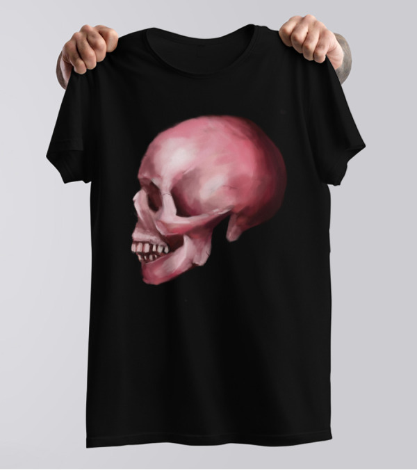 Pink Skull Concept Digital T-Shirt