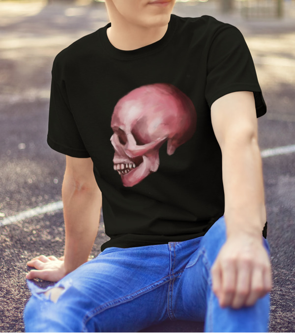 Pink Skull Concept Digital T-Shirt