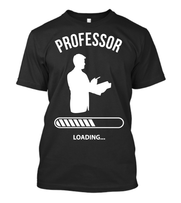 Professor Loading Silhouette With Progress Bar T-Shirt