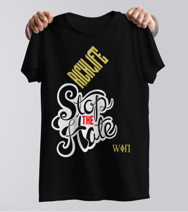 RICHLIFE Stop The Hate Win WFP T-Shirt