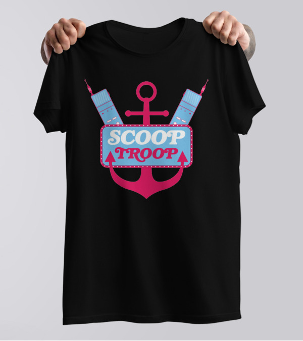 Scoop Troop Anchor Ice Cream Parlor T-Shirt