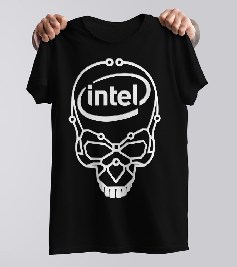 Intel Skull Logo Tech Fusion T-Shirt