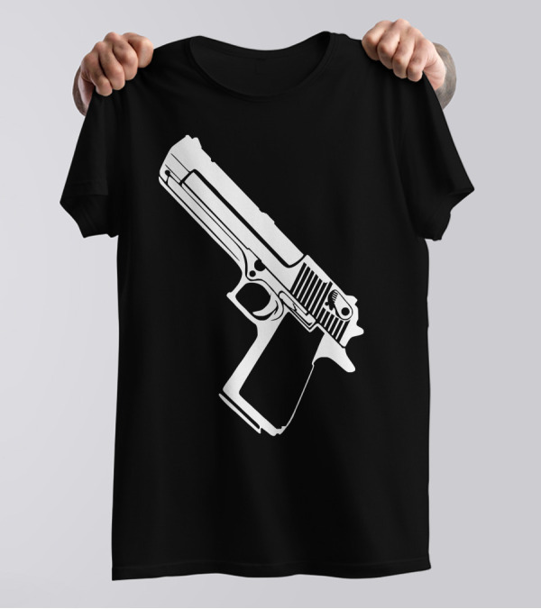 Desert Eagle Waffe Weapon Gun Pistole Magnum Iconic Firearm T-Shirt