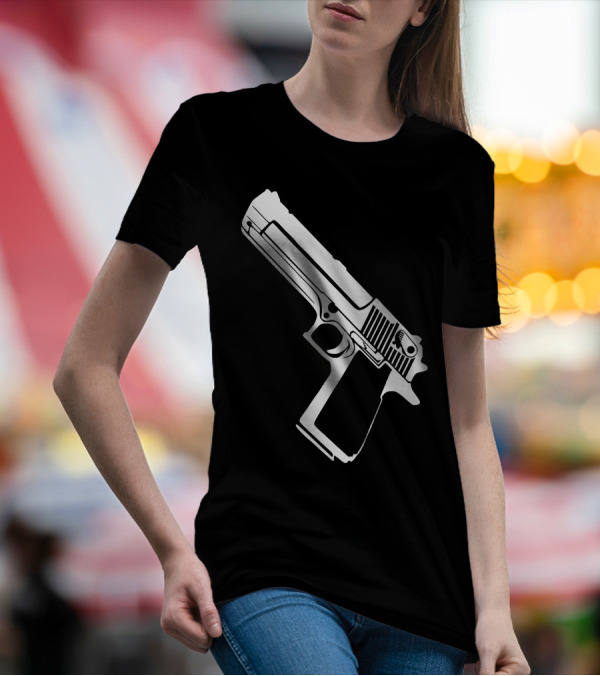 Desert Eagle Waffe Weapon Gun Pistole Magnum Iconic Firearm T-Shirt