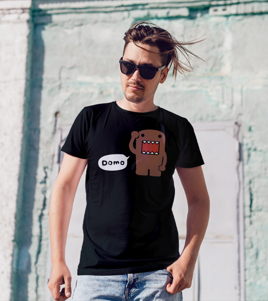 Domo Kun Japanese TV Anime Manga Comics Iconic Character T-Shirt